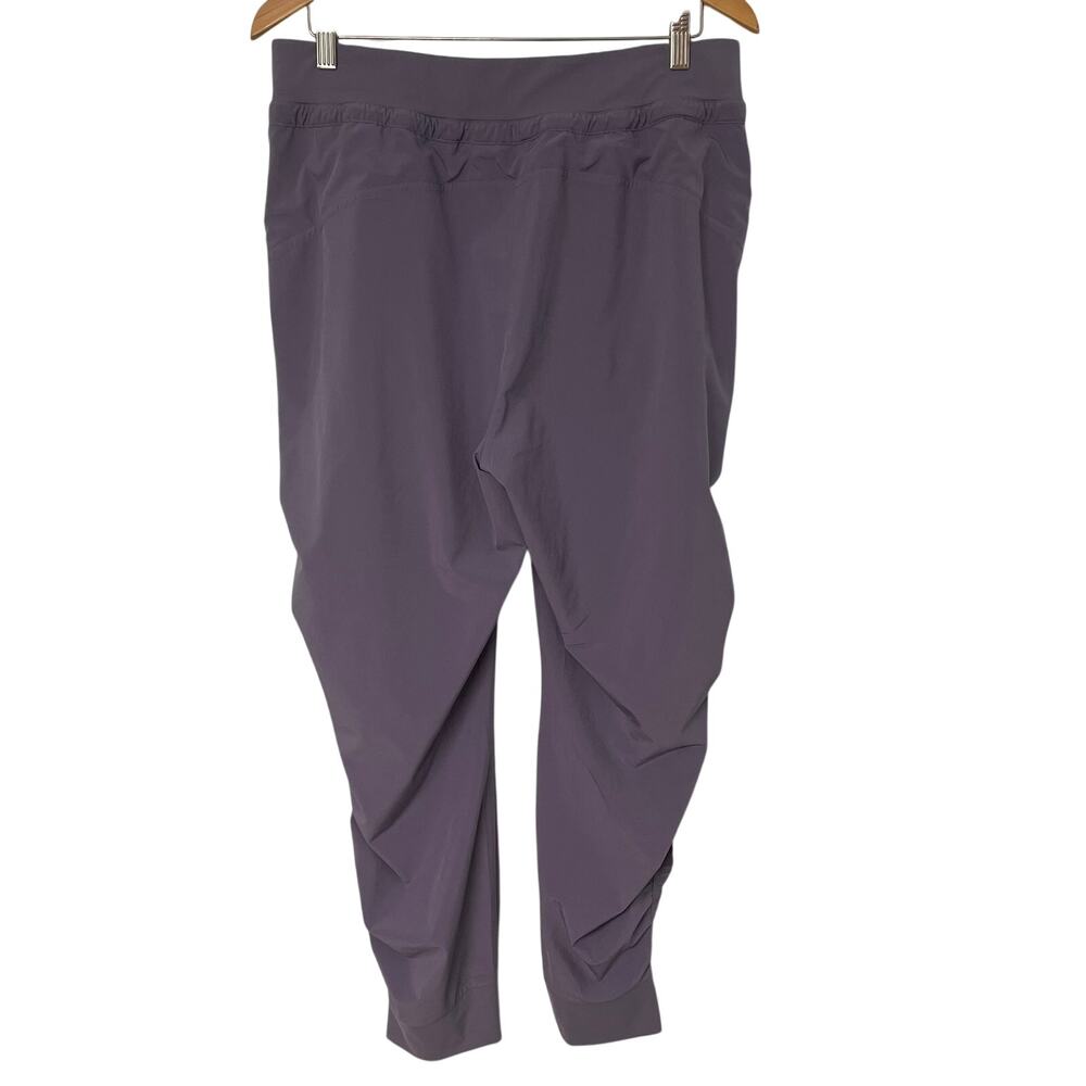 Women's Drawstring Ruched Jogger Pants - Purple - Picture 5 of 7